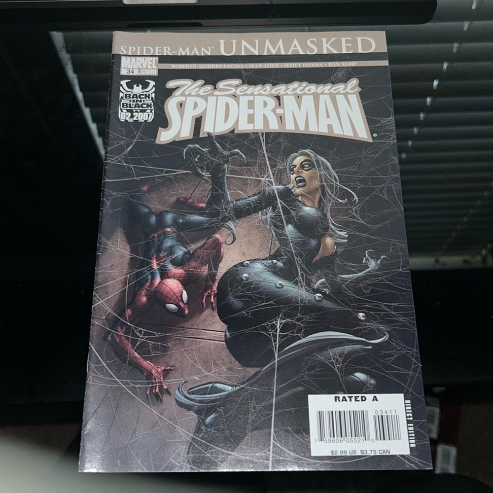 MARVEL SENSATIONAL SPIDER-MAN #34 2006‎ UNMASKED CLAYTON CRAIN COVER
